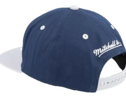 Georgetown Hoyas Varsity Letter Blue/Grey Snapback - Mitchell & Ness