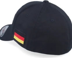 Germany Army Skull Black Wooly Combed Flexfit - Army Head
