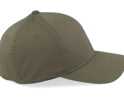 Germany Army Skull Olive Wooly Combed Flexfit - Army Head