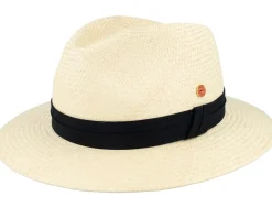 Gero Panama Grob Natur Straw Hat - Mayser