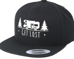 Get Lost Black Snapback - Wild Spirit