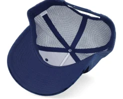 Girl Driving Pop Art Velvet Navy A-Frame Trucker - Calza Pennello