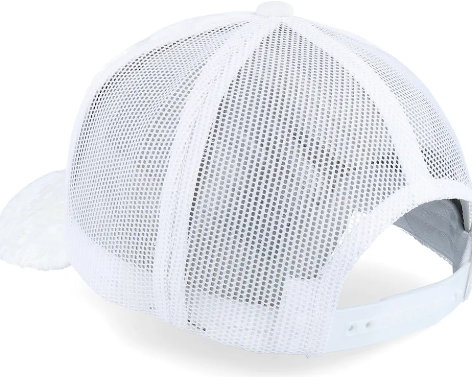 Girl Driving Pop Art Velvet White A-Frame Trucker - Calza Pennello