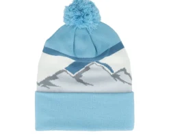 Glacier Mountain Peaks Blue/White Pom - Beechfield