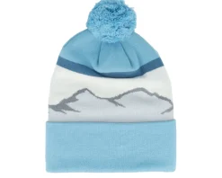 Glacier Mountain Peaks Blue/White Pom - Beechfield