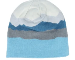 Glacier Mountain Peaks Pull-on Light Blue Beanie - Beechfield