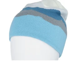 Glacier Mountain Peaks Pull-on Light Blue Beanie - Beechfield