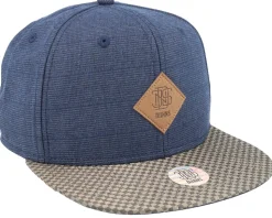 Glencheck Navy Strapback - Djinns