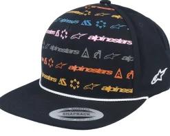 Glphy Hat 10 Black Snapback - Alpinestars