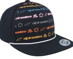 Glphy Hat 10 Black Snapback - Alpinestars