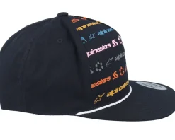 Glphy Hat 10 Black Snapback - Alpinestars