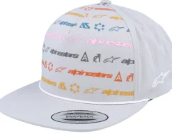 Glphy Hat Grey Snapback - Alpinestars