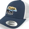 Go Outside Bear Navy/White Trucker - Wild Spirit