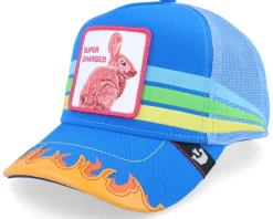 Going And Going And… Supercharged Blue A-Frame Trucker - Goorin Bros.