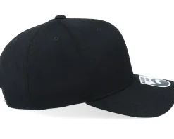 Gold Badge Logo Side Panel Black 110 Adjustable - Bearded Man