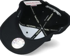 Gold Badge Logo Side Panel Black 110 Adjustable - Bearded Man