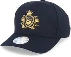 Golden Crest Black/Gold Adjustable - Bearded Man