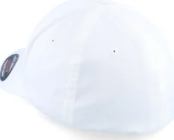 Golden Fish Hook Logo White Flexfit - Skillfish