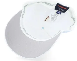 Golden Fish Hook Logo White Flexfit - Skillfish