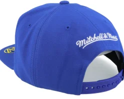 Golden State Warriors Big Text 1 Blue Snapback - Mitchell & Ness