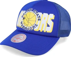 Golden State Warriors Billboard Hwc Blue Trucker - Mitchell & Ness