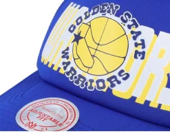 Golden State Warriors Billboard Hwc Blue Trucker - Mitchell & Ness
