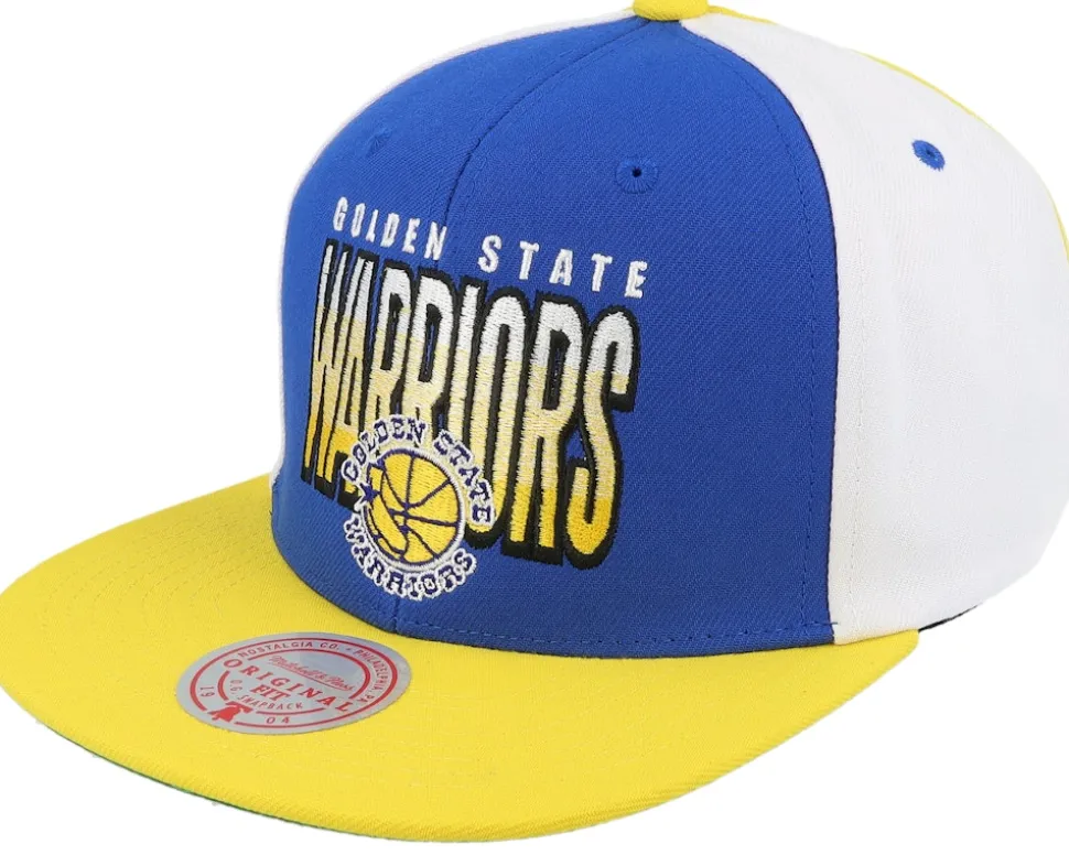 Golden State Warriors Billboard 2 Hwc Blue/Yellow Snapback - Mitchell & Ness