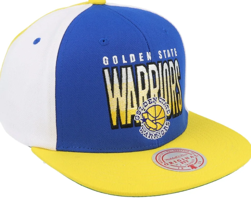 Golden State Warriors Billboard 2 Hwc Blue/Yellow Snapback - Mitchell & Ness