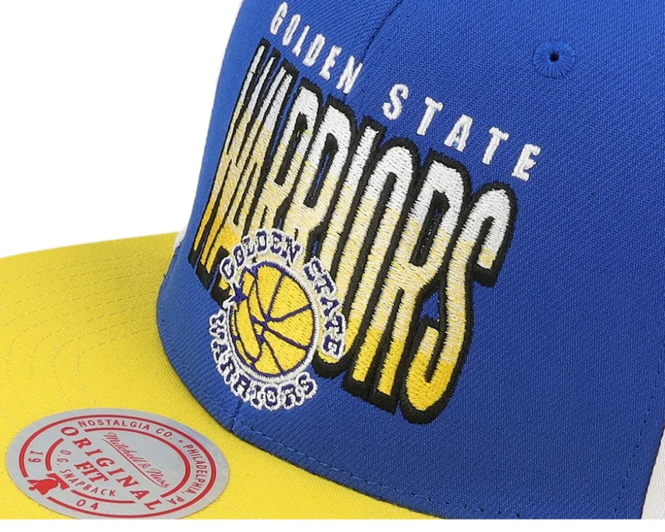 Golden State Warriors Billboard 2 Hwc Blue/Yellow Snapback - Mitchell & Ness