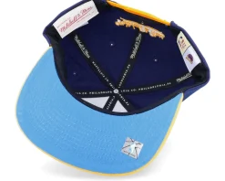 Golden State Warriors Core Basic Navy/Gold Snapback - Mitchell & Ness