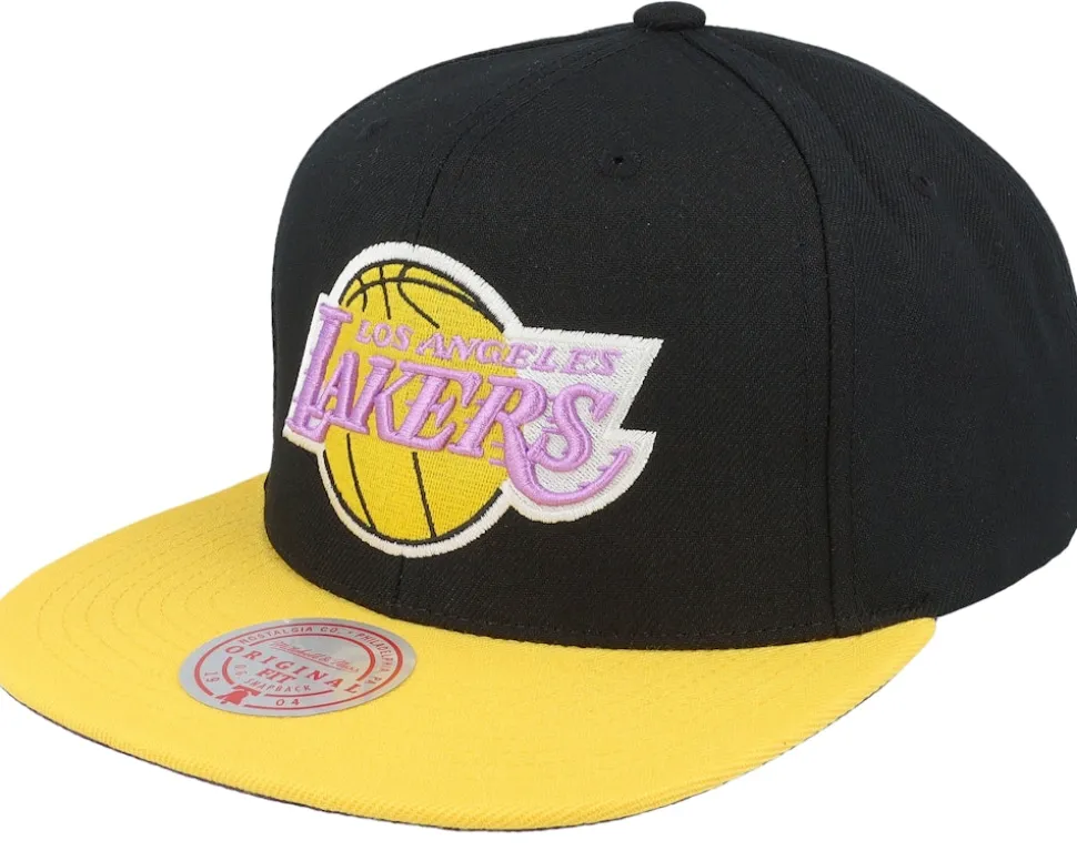 Golden State Warriors Core Basic Navy/Gold Snapback - Mitchell & Ness