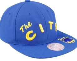 Golden State Warriors Dead Remix Deadstock Blue Snapback - Mitchell & Ness