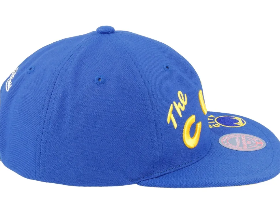 Golden State Warriors Dead Remix Deadstock Blue Snapback - Mitchell & Ness