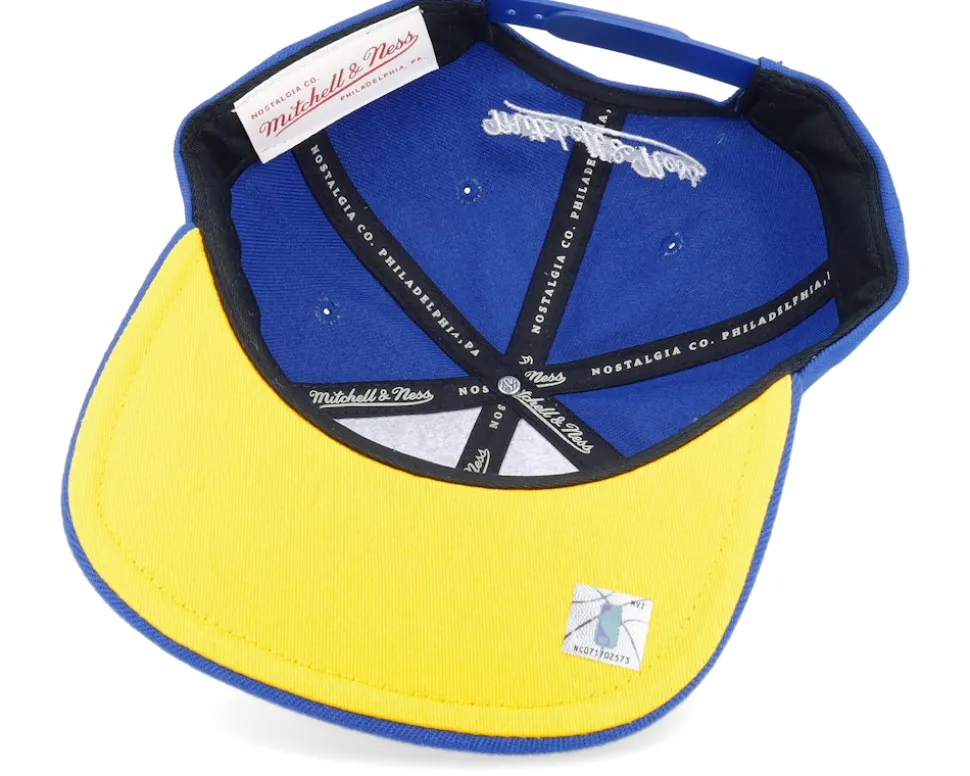 Golden State Warriors Dead Remix Deadstock Blue Snapback - Mitchell & Ness
