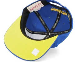 Golden State Warriors Embroidery Glitch Blue Snapback - Mitchell & Ness