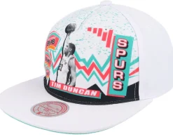 Golden State Warriors 90's Playa Jason Richardson White Snapback - Mitchell & Ness