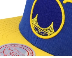 Golden State Warriors Side Core 2.0 Hwc Royal/Gold Snapback - Mitchell & Ness