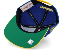 Golden State Warriors Side Core 2.0 Hwc Royal/Gold Snapback - Mitchell & Ness