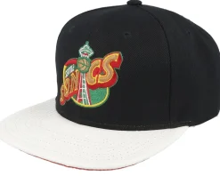 Golden State Warriors SSBSTS Hwc Black/White Snapback - Mitchell & Ness