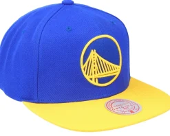 Golden State Warriors Team 2 Tone 2.0 Royal/Yellow Snapback - Mitchell & Ness