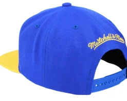 Golden State Warriors Team 2 Tone 2.0 Royal/Yellow Snapback - Mitchell & Ness