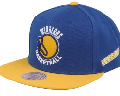 Golden State Warriors Team Origins Blue/Yellow Snapback - Mitchell & Ness