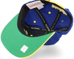 Golden State Warriors Varsity Letter Blue/Yellow Snapback - Mitchell & Ness