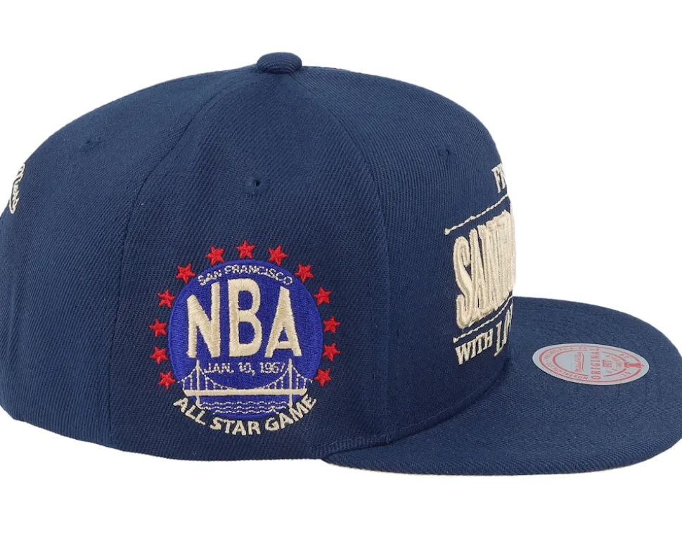Golden State Warriors With Love Hwc Blue Snapback - Mitchell & Ness