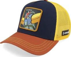 Goldorak Robot Yellow/Blue/Brown A-Frame Trucker - Capslab