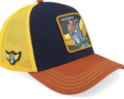 Goldorak Robot Yellow/Blue/Brown A-Frame Trucker - Capslab