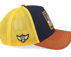 Goldorak Robot Yellow/Blue/Brown A-Frame Trucker - Capslab