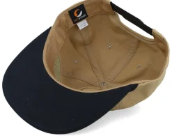 Golf Patch Logo Rope Khaki/Black Snapback - Pins & Stripes