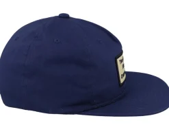 Golf Patch Logo Rope Navy Snapback - Pins & Stripes