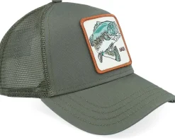 Gone Fishin Olive A-Frame Trucker - Goorin Bros.